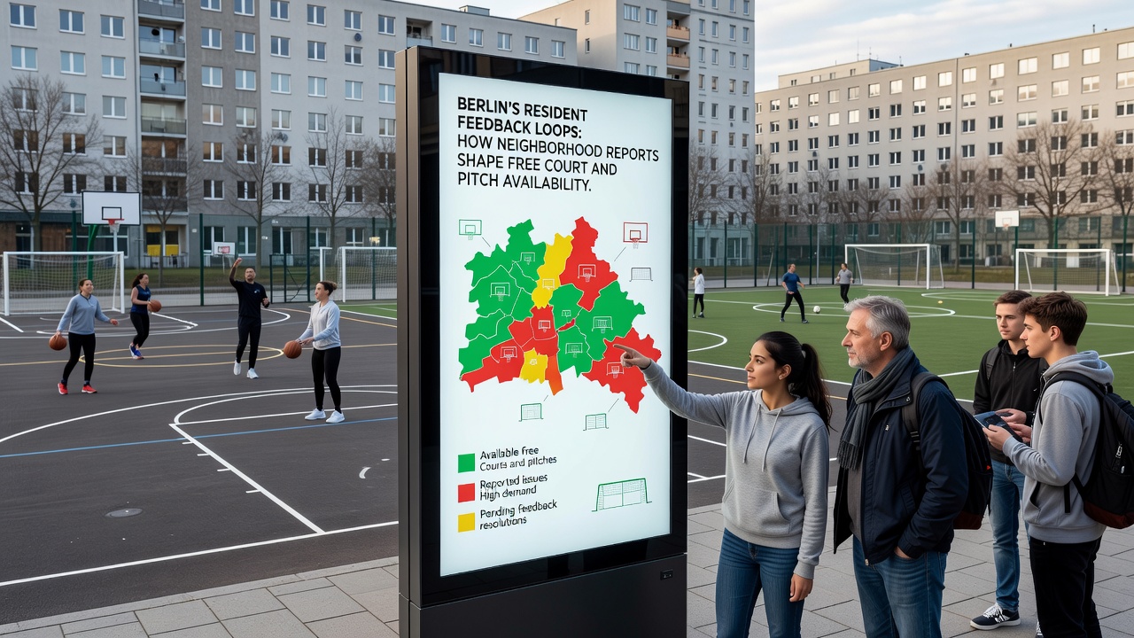 Karte mit Feedback-basierten Verfügbarkeiten in Berliner Bezirken