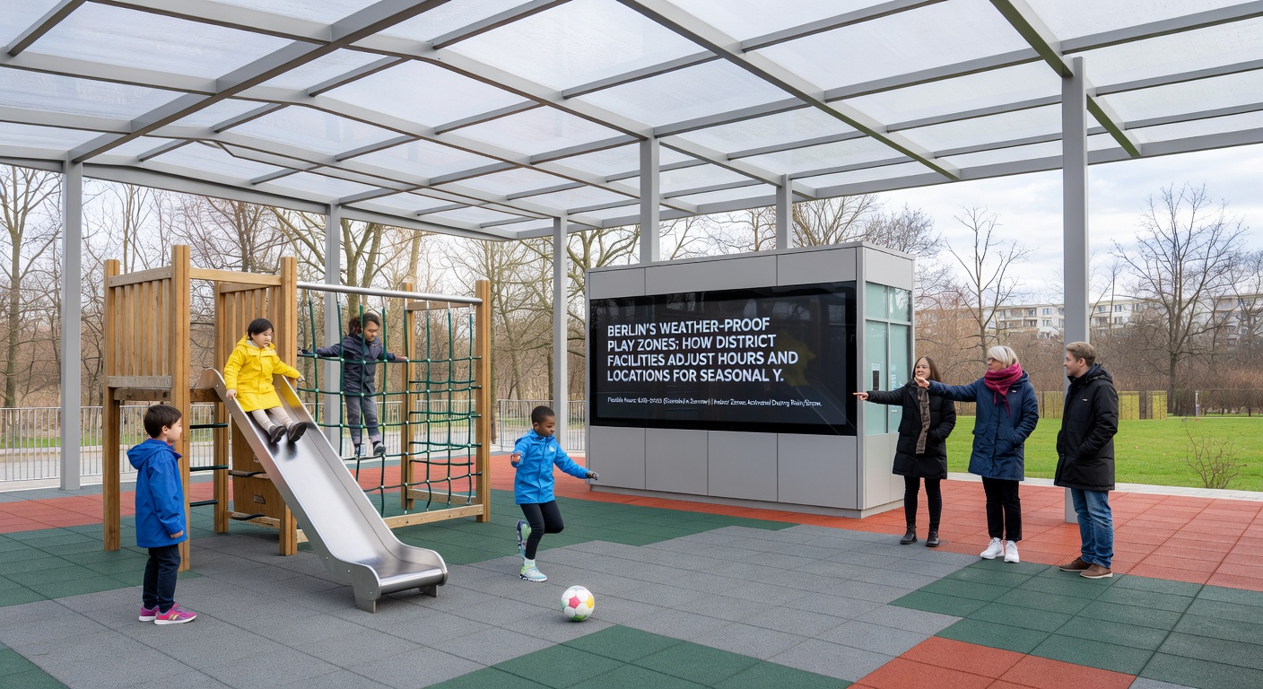 Angepasste Standorte und Öffnungszeiten für wetterfeste Jugendspielbereiche in Berlin